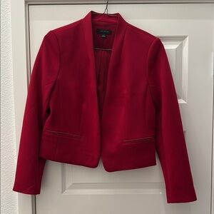 Ann Taylor. Red Women's Blazer. Excellent quality and condition.